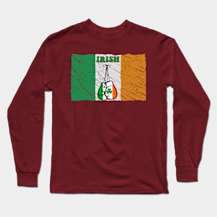 Ireland Flag Irish St Patricks Day Long Sleeve T-Shirt